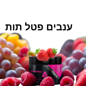 MON0 250g  HOOKAHRISH Mix – ענבים פטל ותות